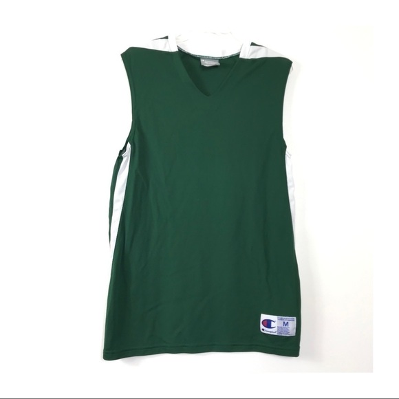 Champion Double Dry Tank Top Men M Green - Picture 1 of 7